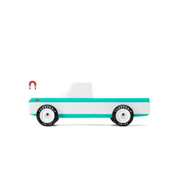Candylab Toys Candylab Toys Longhorn Teal Pick Up Truck