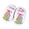 Rock Paper Scissors Fuzzy Plush Christmas Tree Slippers with Bow