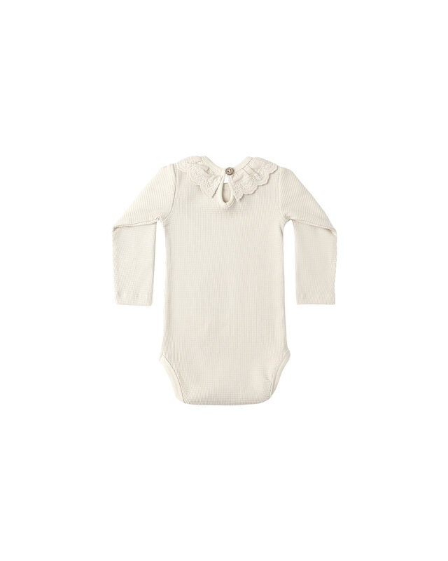 Quincy Mae Quincy Mae Ruffle Collar Bodysuit