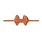 Baby Bling Bows Metallic Baby Fab Skinny Nylon Bow Headband - Rose Gold