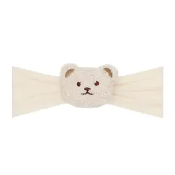 Baby Bling Bows Teddy Bear Soft Nylon Headband