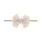 Baby Bling Bows Tulle Fab Skinny Nylon Headband with Tulle Bow - Pleated Blush