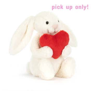 JellyCat JellyCat Bashful Red Love Heart Bunny Original