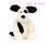 JellyCat JellyCat Bashful Black and Cream Original (Medium) Puppy