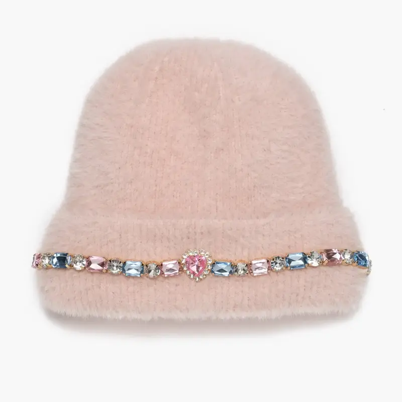 Super Smalls Cotton Candy Jeweled Beanie