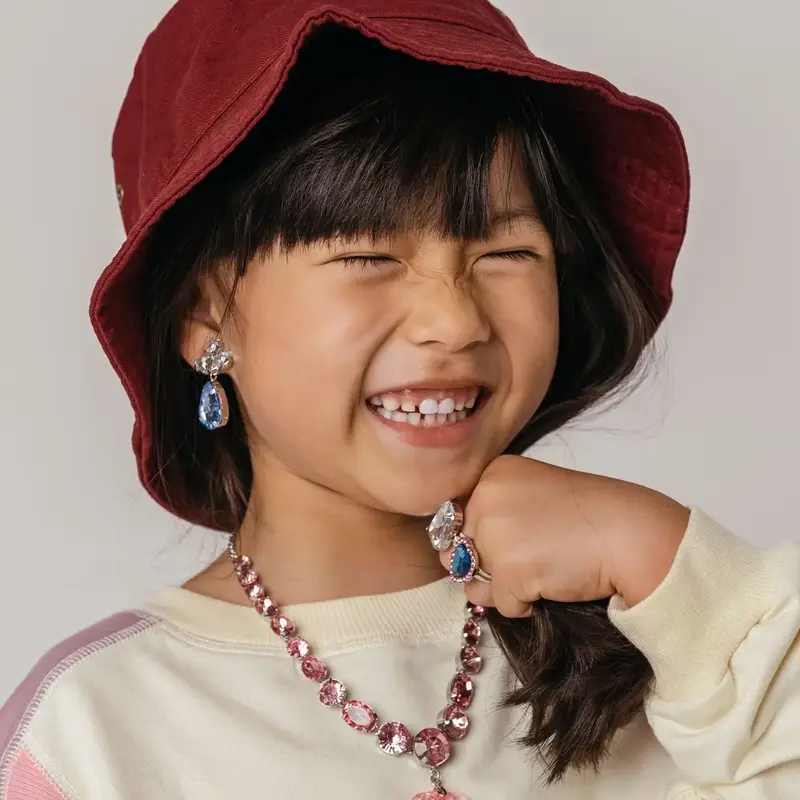 Super Smalls Pink & Blue Necklace Set