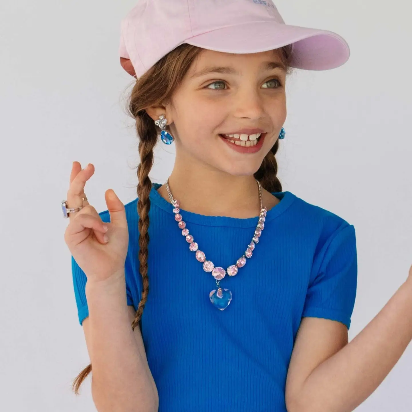Super Smalls Pink & Blue Necklace Set