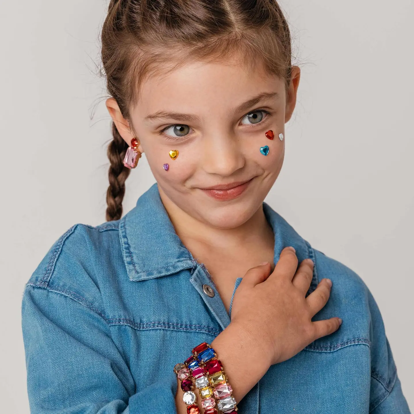 Super Smalls Rainbow Gem Bracelet Set