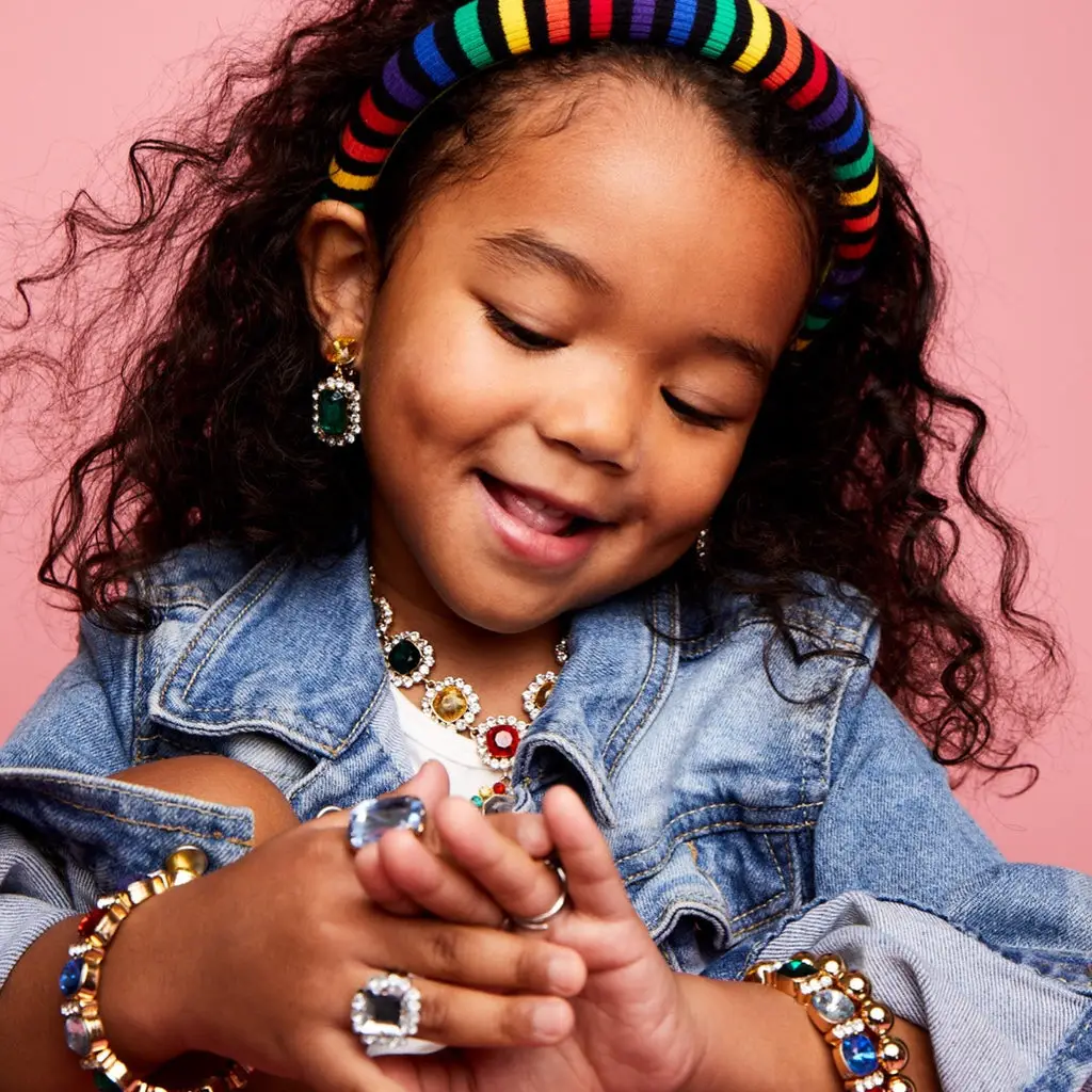 Super Smalls Rainbow Gem Necklace Set