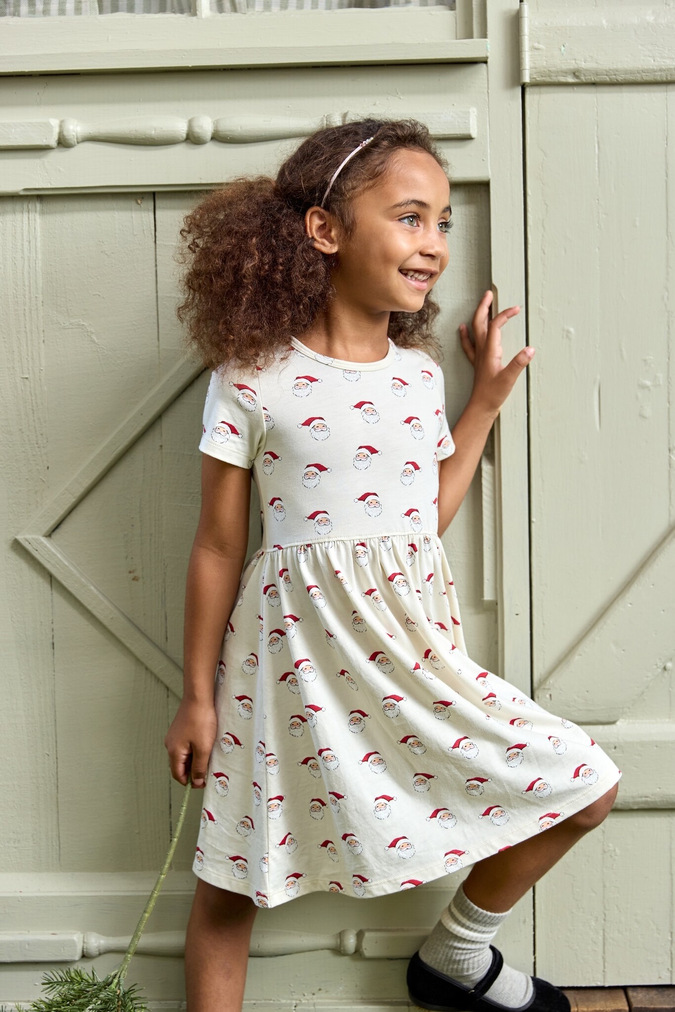 Pink Chicken Pink Chicken Mini Santa Dress