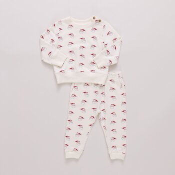 Pink Chicken Pink Chicken Jax Mini Santa Jogger Set