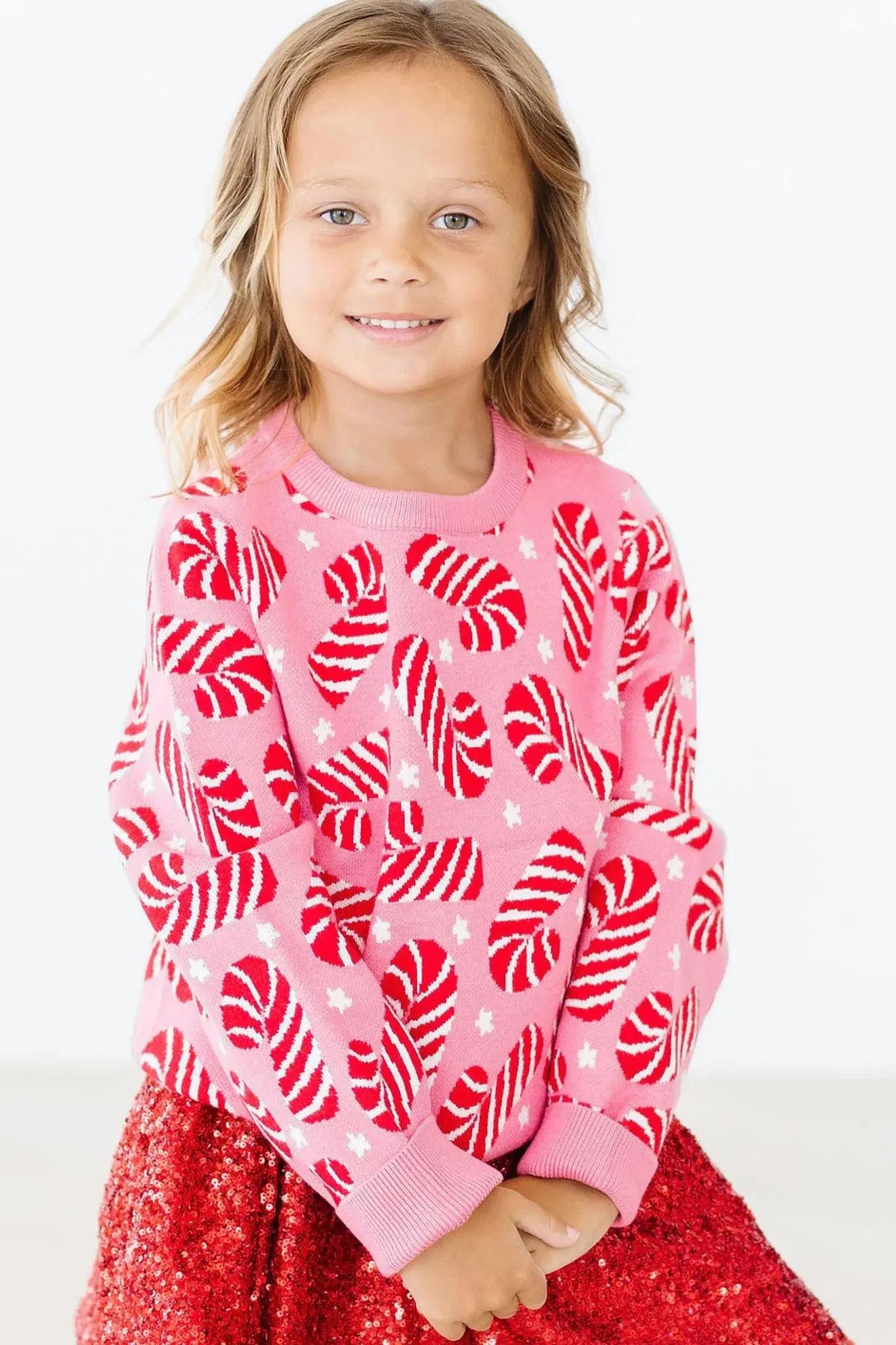 Mila & Rose Mila & Rose Candy Canes Sweater
