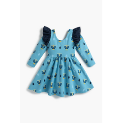 Monica + Andy Monica + Andy Hanukkah Celebration Double Ruffle Dress
