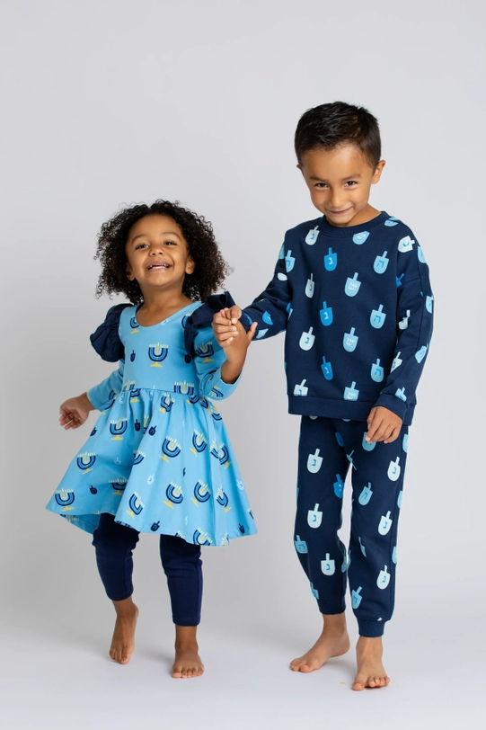 Monica + Andy Monica + Andy Hanukkah Celebration Double Ruffle Dress