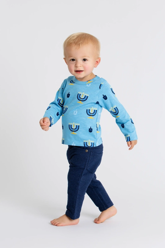 Monica + Andy Monica + Andy Hanukkah Celebration Long Sleeve Crewneck