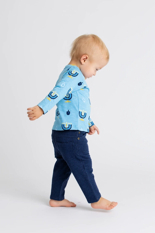 Monica + Andy Monica + Andy Hanukkah Celebration Long Sleeve Crewneck