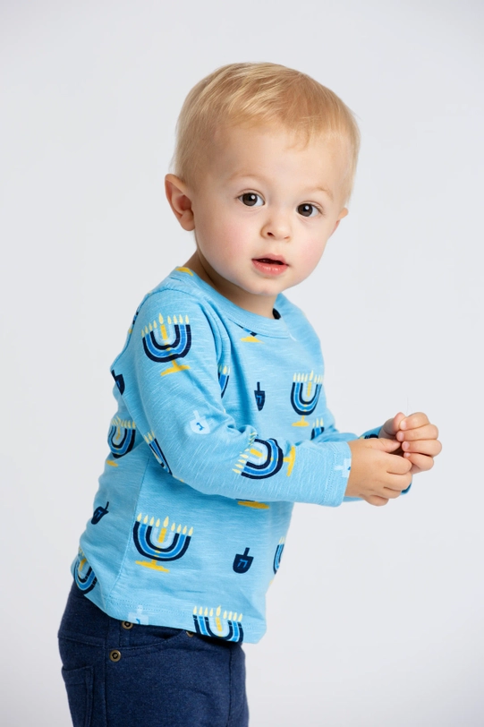 Monica + Andy Monica + Andy Hanukkah Celebration Long Sleeve Crewneck