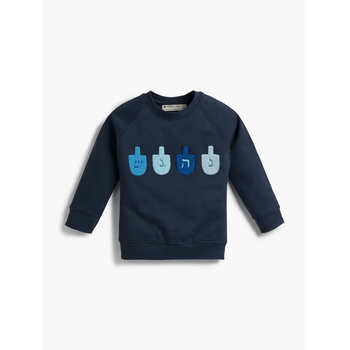 Monica + Andy Monica + Andy Hanukkah Dreidels Crewneck Sweatshirt