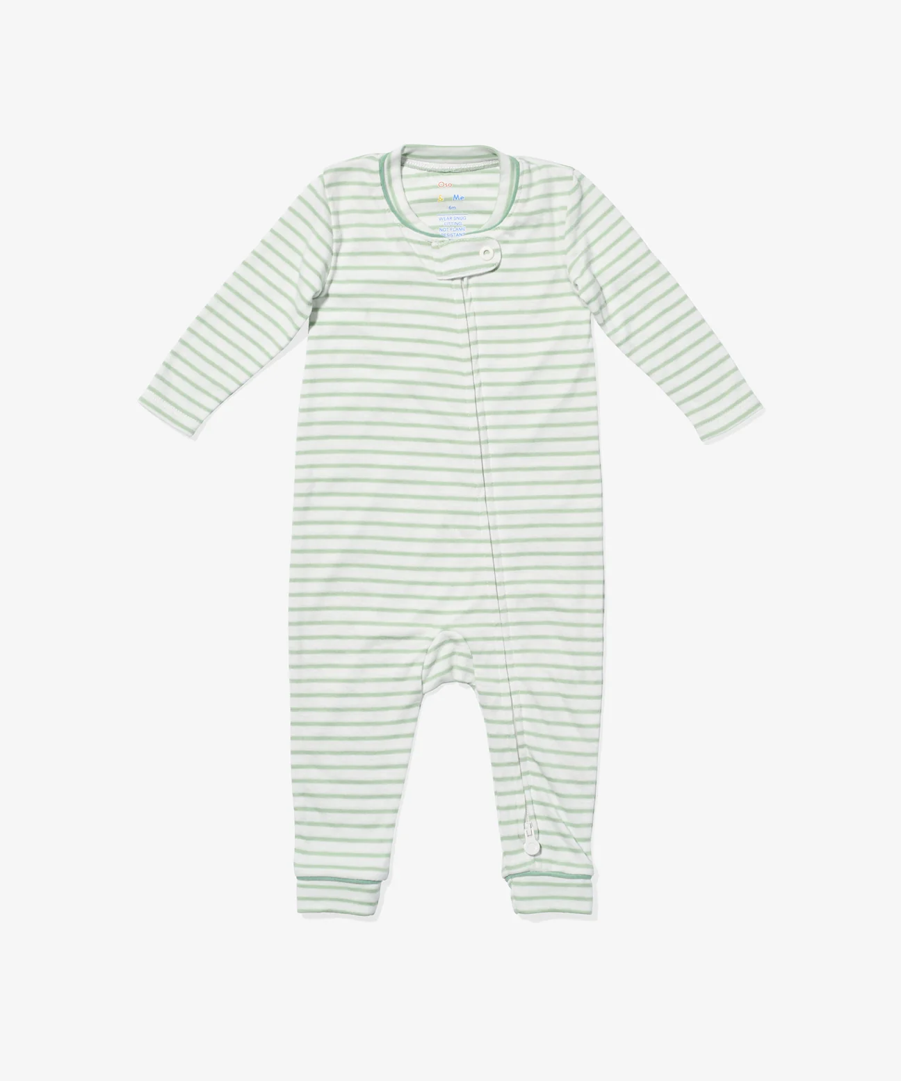 Oso & Me Oso & Me Ziggy Mini Stripe Zip Romper