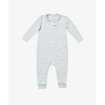 Oso & Me Oso & Me Ziggy Mini Stripe Zip Romper