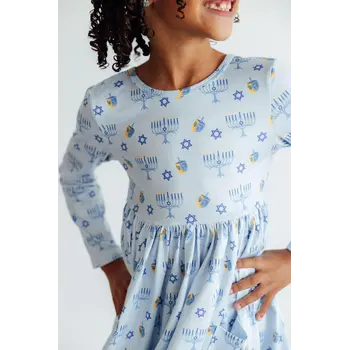 Mila & Rose Mila & Rose Dreidel Darling L/S Pocket Twirl Dress