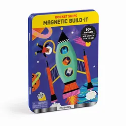 Chronicle Books Rocket Ships Magnetic Build-it