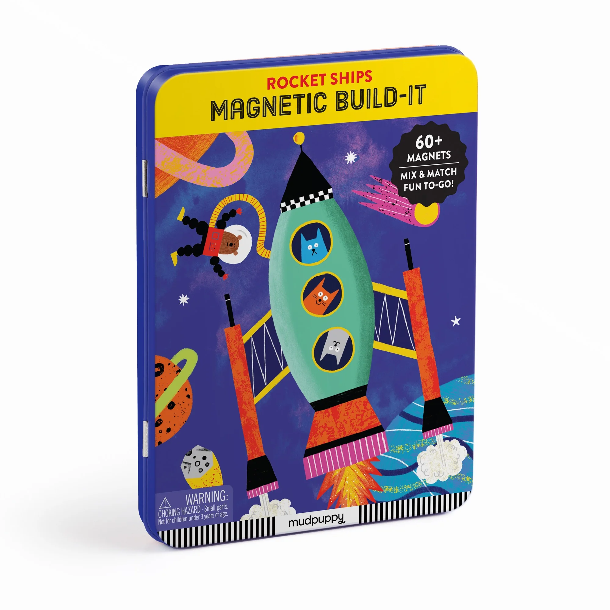Chronicle Books Rocket Ships Magnetic Build-it
