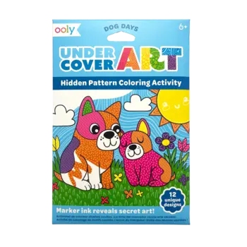 ooly Undercover Art Hidden Patterns Coloring Activity - Dog Days