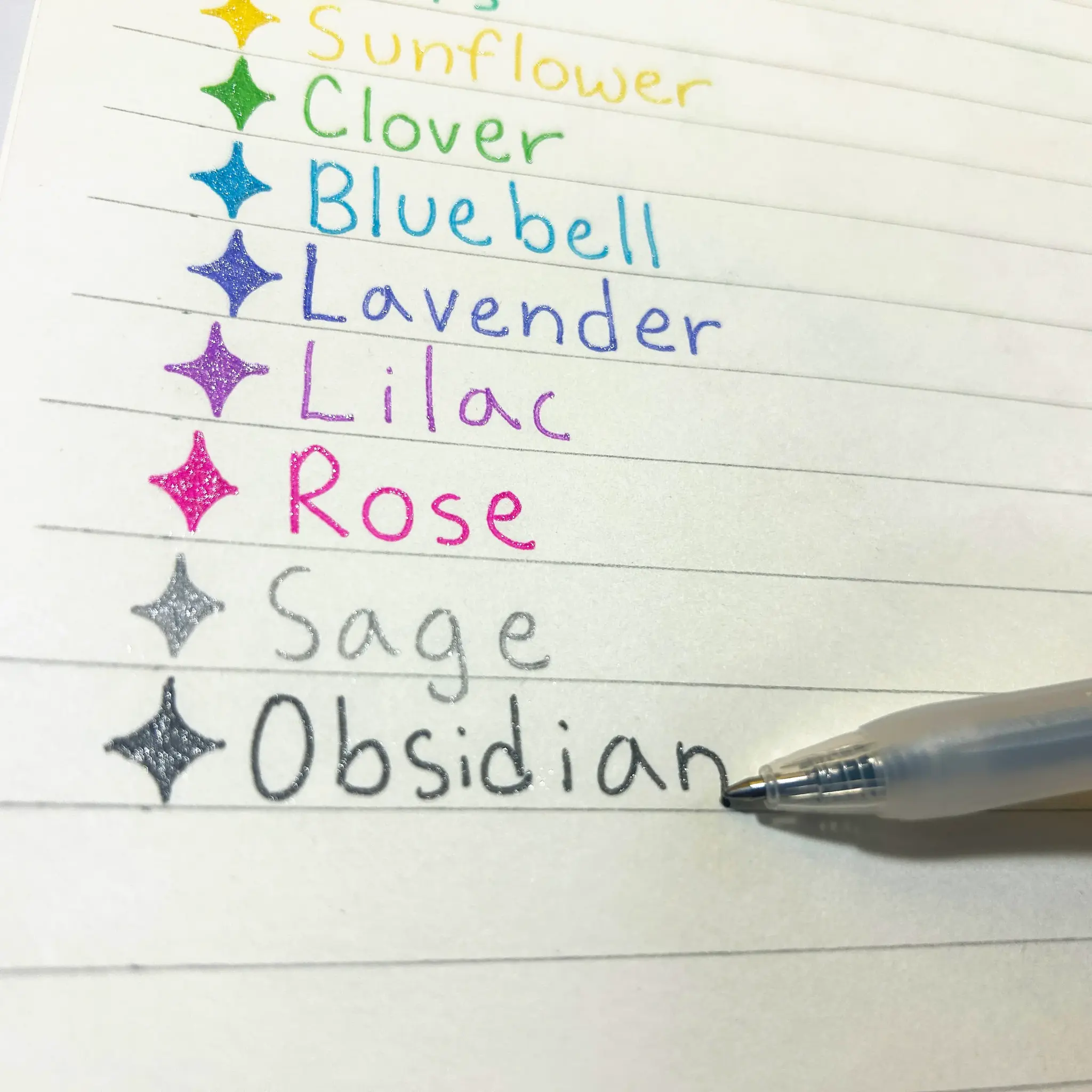 ooly Oh My Glitter! Retractable Glitter Gel Pens - Set of 12