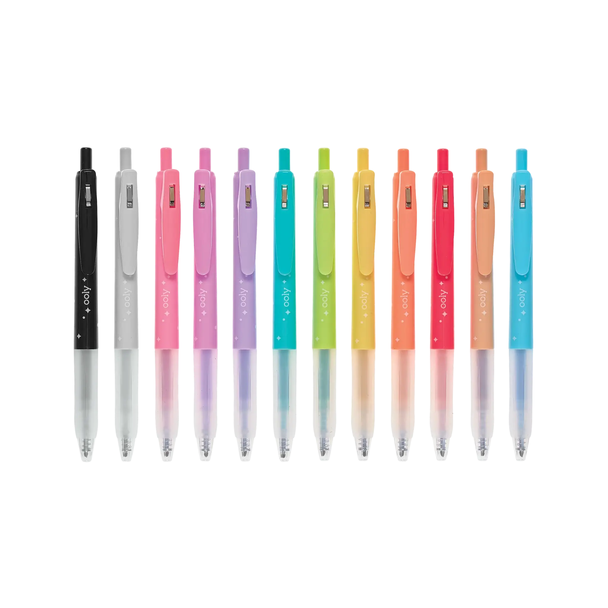 ooly Oh My Glitter! Retractable Glitter Gel Pens - Set of 12