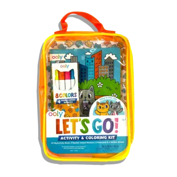 ooly Let's Go!: Activity & Coloring Kit - Kitty In The City