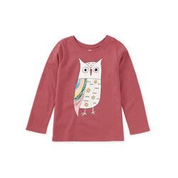 Tea Collection Tea Rainbow Eagle Owl Graphic Tee