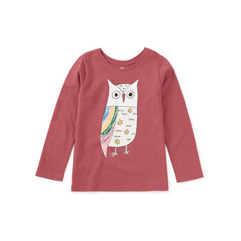 Tea Collection Tea Rainbow Eagle Owl Graphic Tee