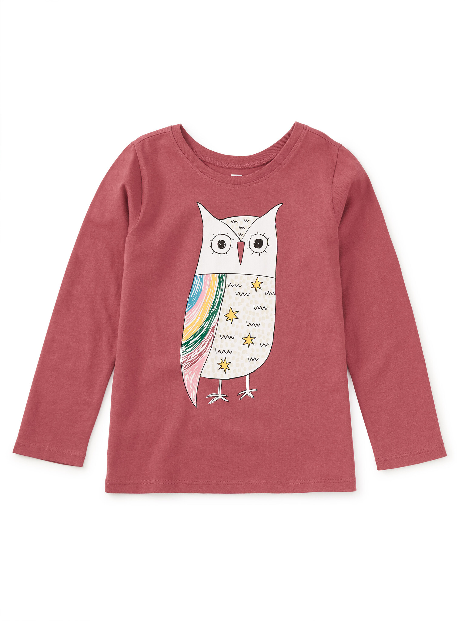 Tea Collection Tea Rainbow Eagle Owl Graphic Tee