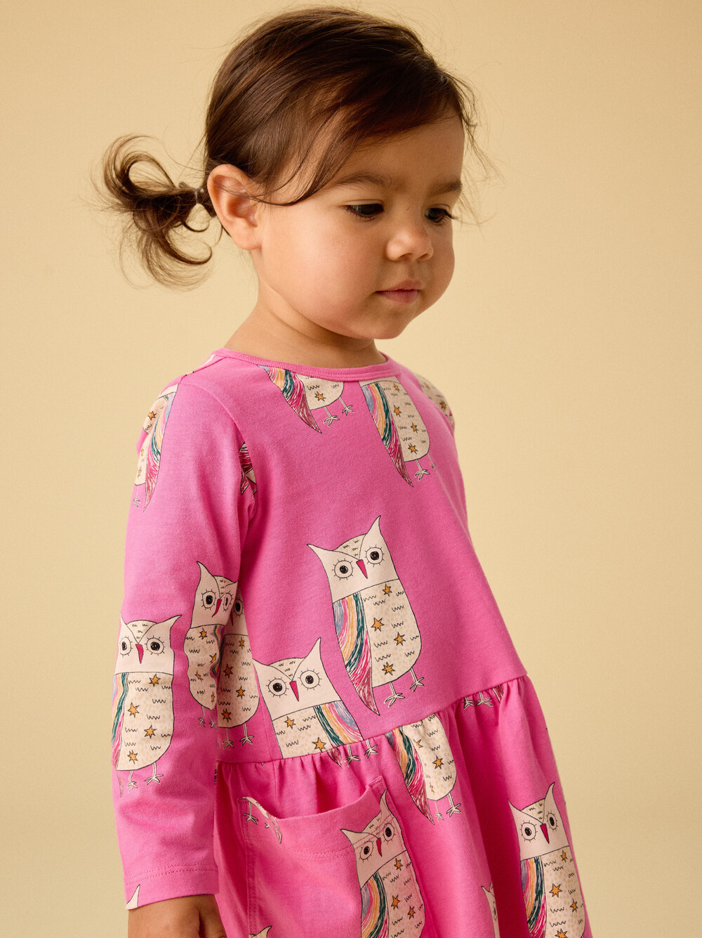 Tea Collection Tea Long Sleeve Pocket Dress