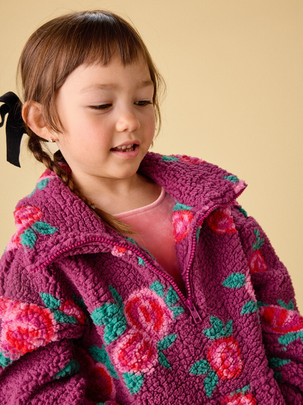 Tea Collection Tea Teddy Fleece Pullover