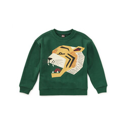 Tea Collection Tea Embroidered Tiger Popover