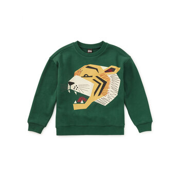 Tea Collection Tea Embroidered Tiger Popover