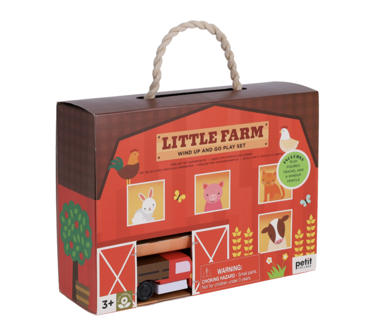 Chronicle Books Little Farm Wind Up and Go Playset