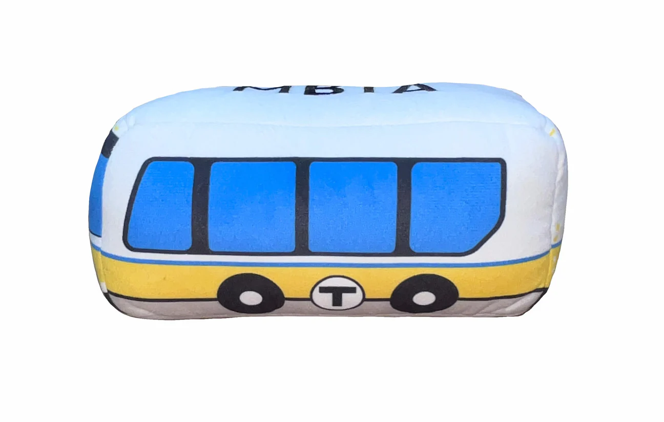 Sidetrack Sidetrack Boston MBTA Bus Plush Toy