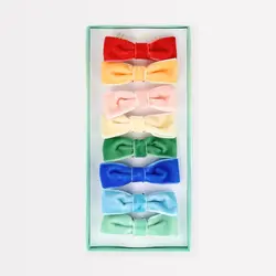 Meri Meri Meri Meri Rainbow Velvet Bow Hair Clips