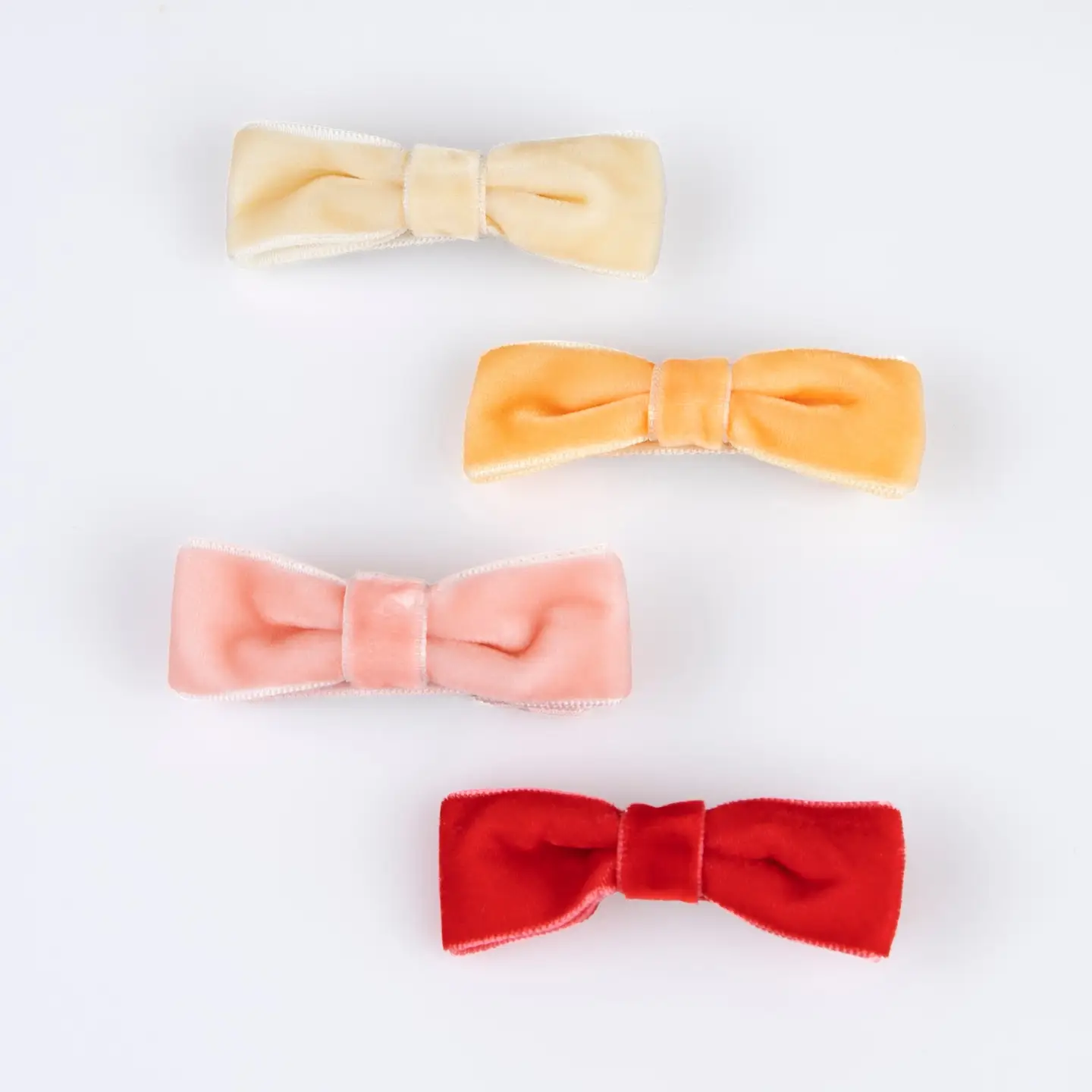 Meri Meri Meri Meri Rainbow Velvet Bow Hair Clips