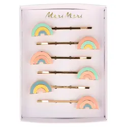 Meri Meri Meri Meri Enamel Rainbow Hair Slides