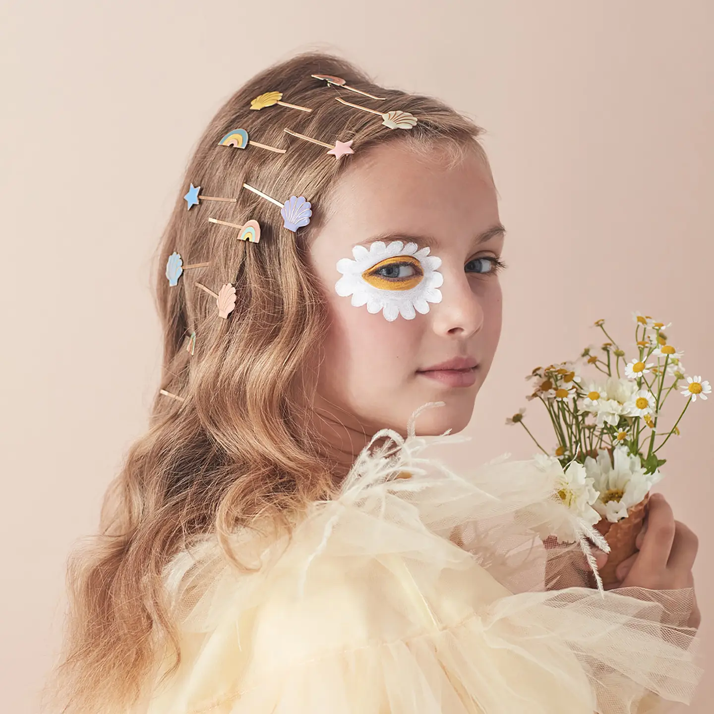 Meri Meri Meri Meri Enamel Rainbow Hair Slides