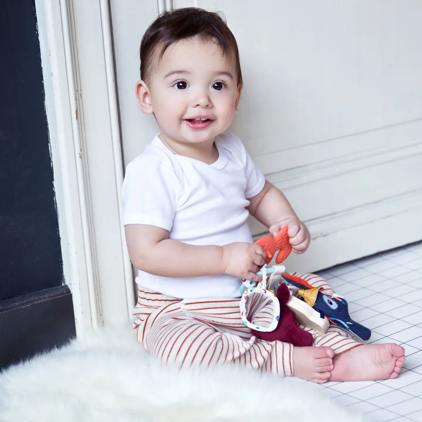 Janod Janod Farm Sensory Keyring