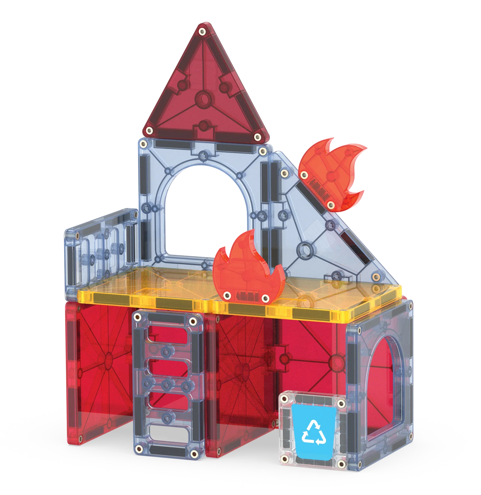 Magna-Tiles Magna-Tiles Fire Rescue 27-Piece Set