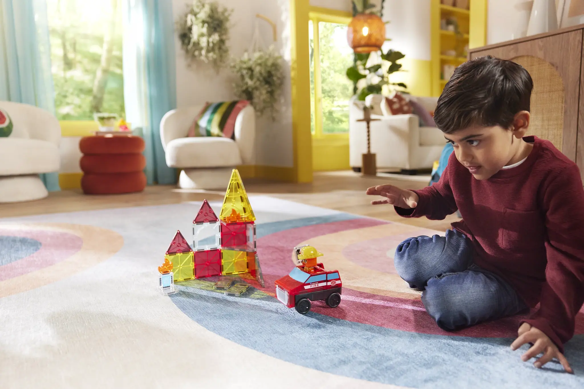 Magna-Tiles Magna-Tiles Fire Rescue 27-Piece Set