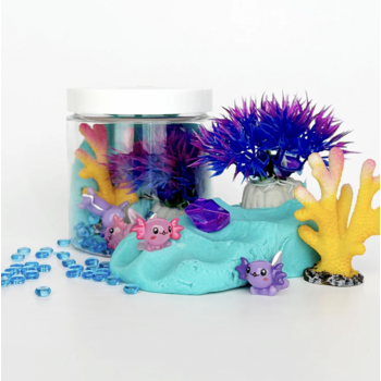 Earth Grown KidDoughs Axolotl Mini Dough-To-Go