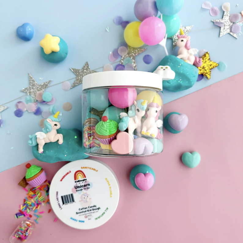 Earth Grown KidDoughs Unicorn Party Dough-To-Go