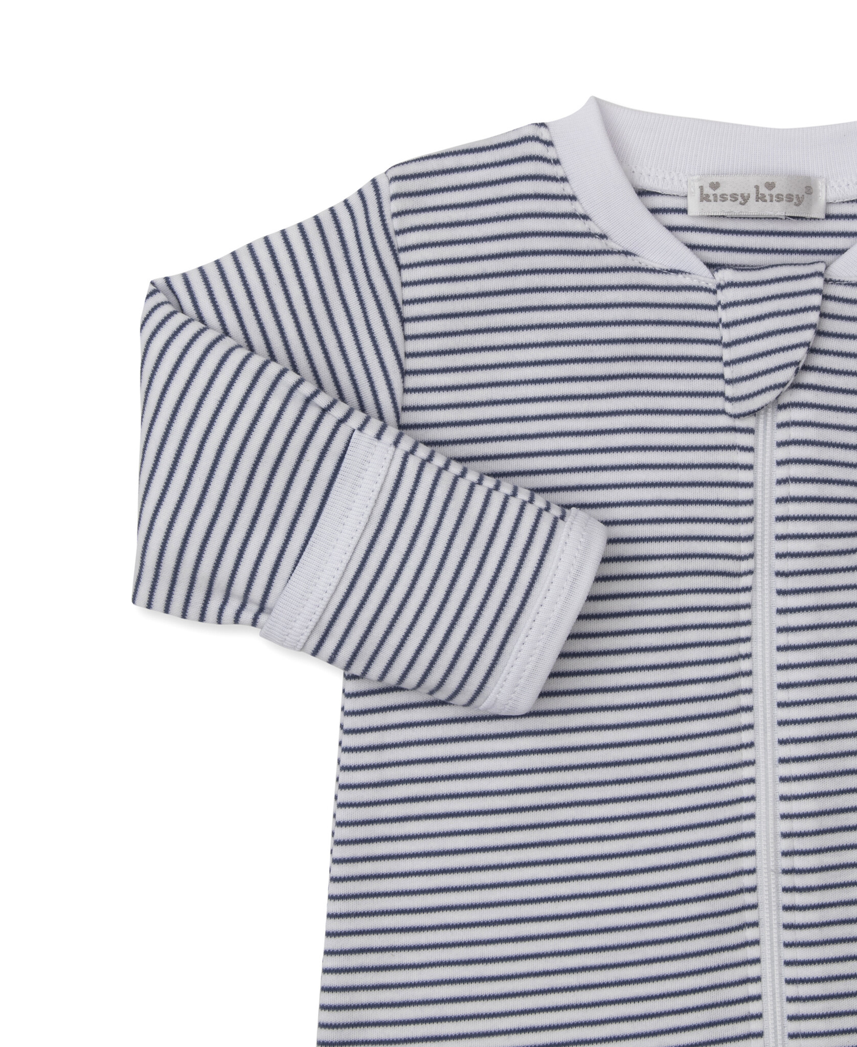 kissy kissy Kissy Kissy Resuce Raid Stripe Zip Footie